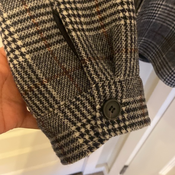 Zara flannel jacket with pockets - Picture 3 of 6